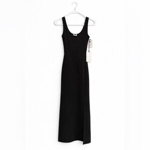 Leith Black Midi Dress NWT XXS
